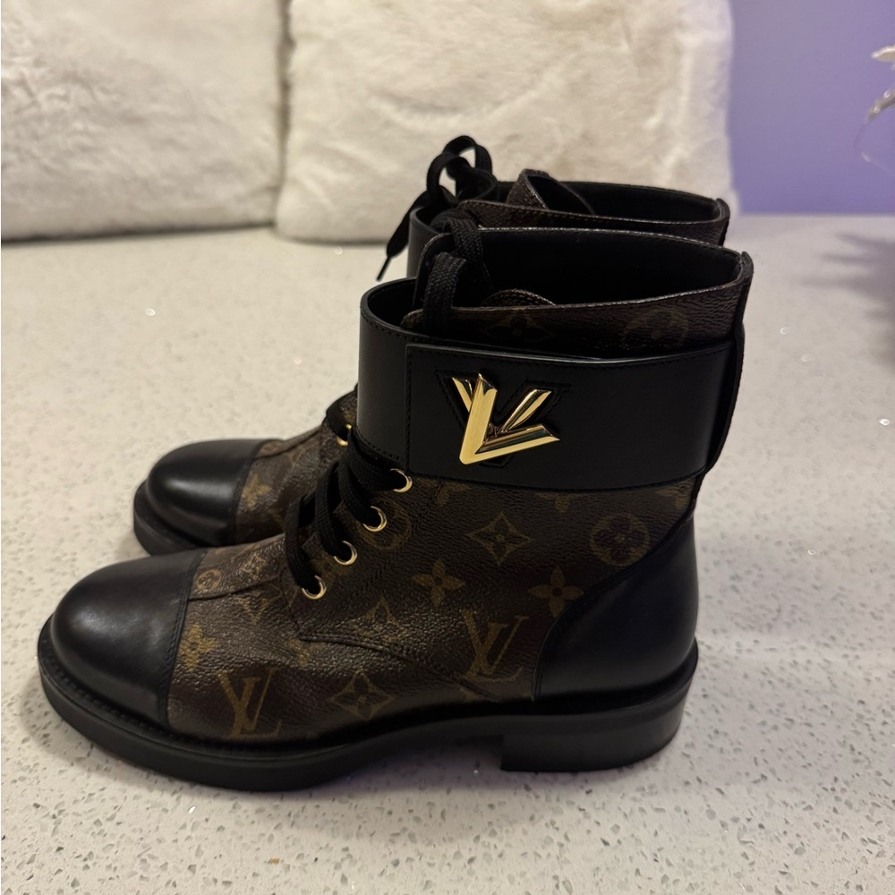 Louis Vuitton Monogram Ankle Boots - Brown - Picture 3 of 6